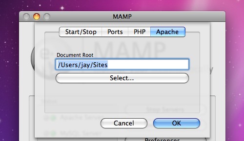 mamp for mac 10.9.5