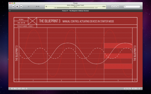 iTunes LP Jay-Z Visualizer Waves